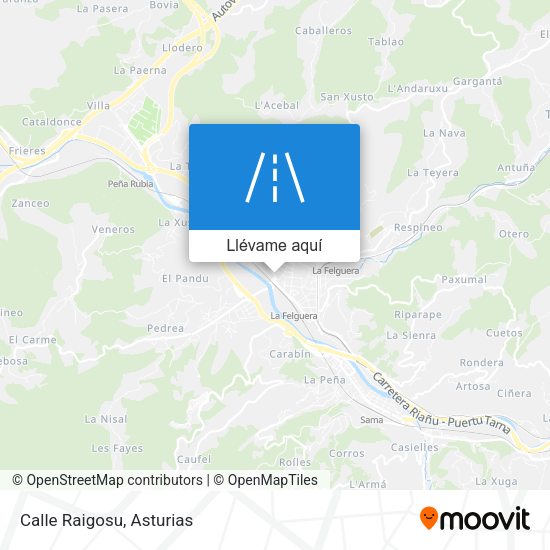 Mapa Calle Raigosu