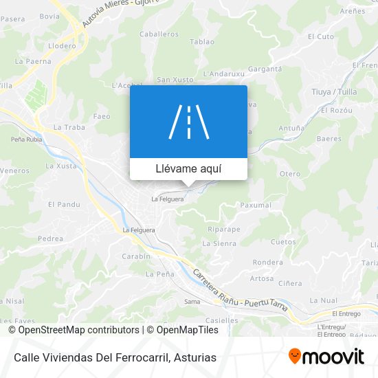 Mapa Calle Viviendas Del Ferrocarril