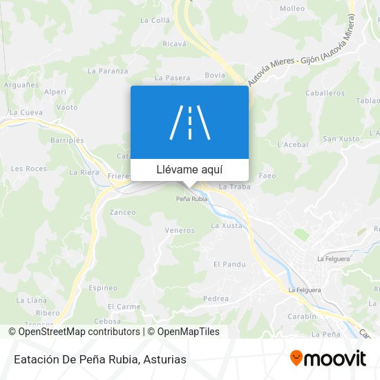 Mapa Eatación De Peña Rubia