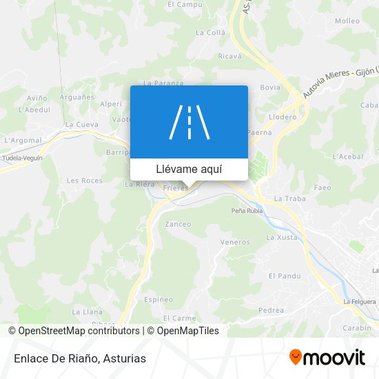 Mapa Enlace De Riaño