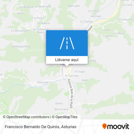 Mapa Francisco Bernaldo De Quirós
