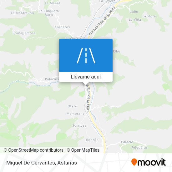 Mapa Miguel De Cervantes