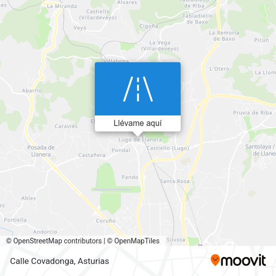 Mapa Calle Covadonga