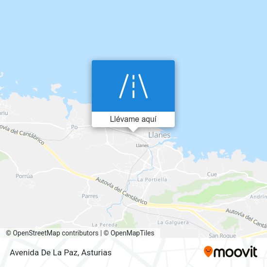 Mapa Avenida De La Paz