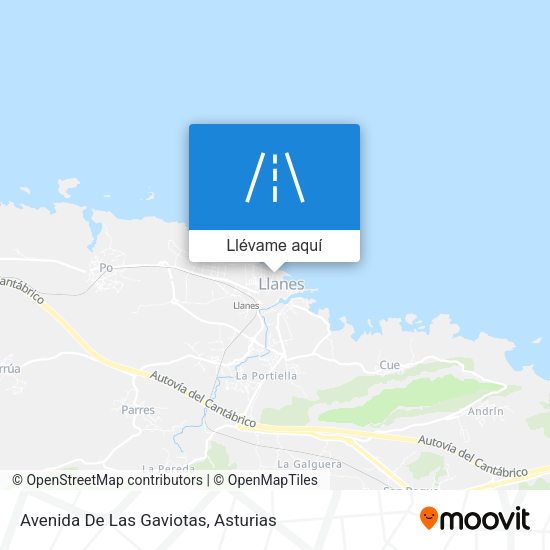 Mapa Avenida De Las Gaviotas