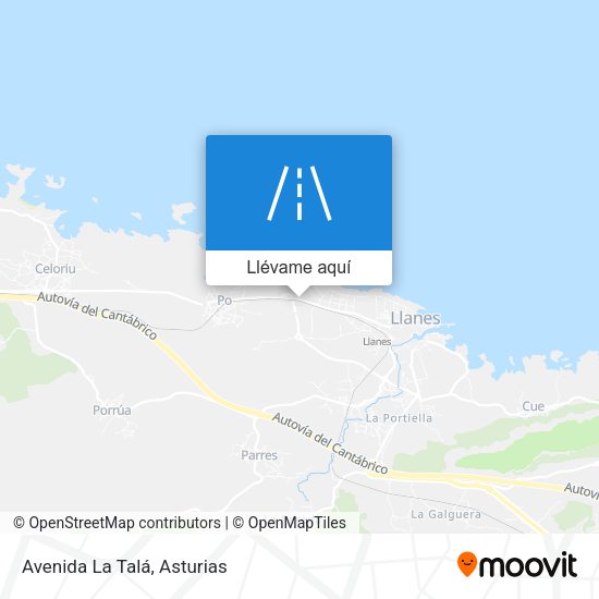 Mapa Avenida La Talá