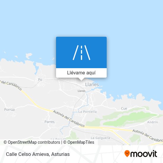 Mapa Calle Celso Amieva