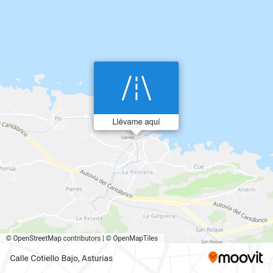 Mapa Calle Cotiello Bajo