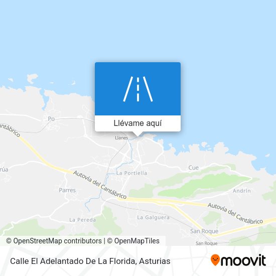 Mapa Calle El Adelantado De La Florida