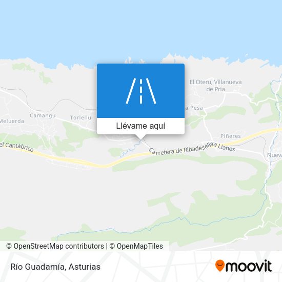 Mapa Río Guadamía
