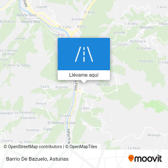 Mapa Barrio De Bazuelo