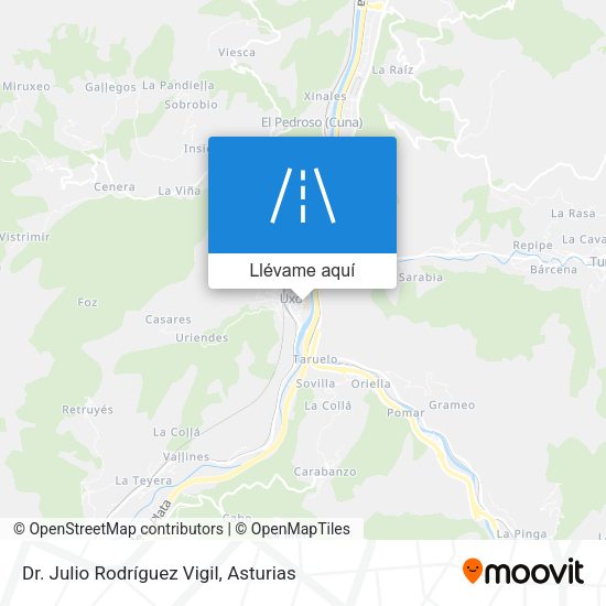 Mapa Dr. Julio Rodríguez Vigil