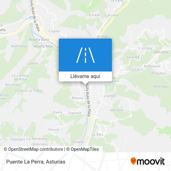 Mapa Puente La Perra