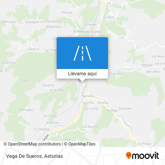 Mapa Vega De Sueros