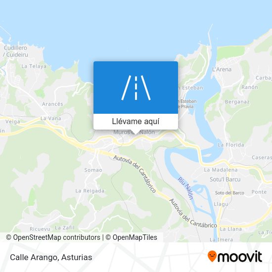 Mapa Calle Arango