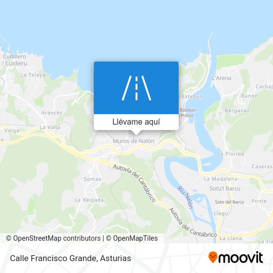 Mapa Calle Francisco Grande
