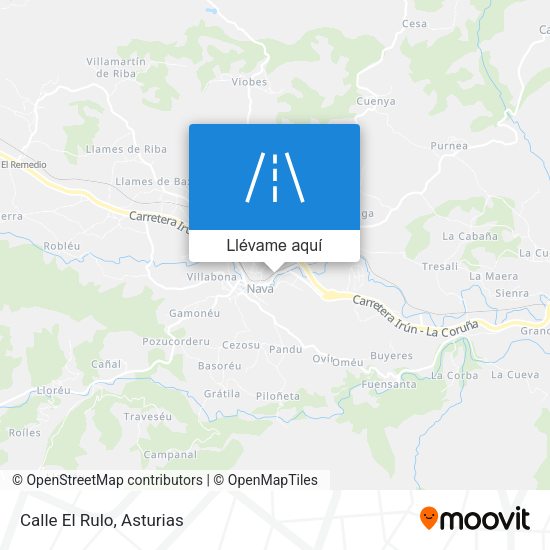 Mapa Calle El Rulo