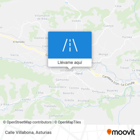 Mapa Calle Villabona