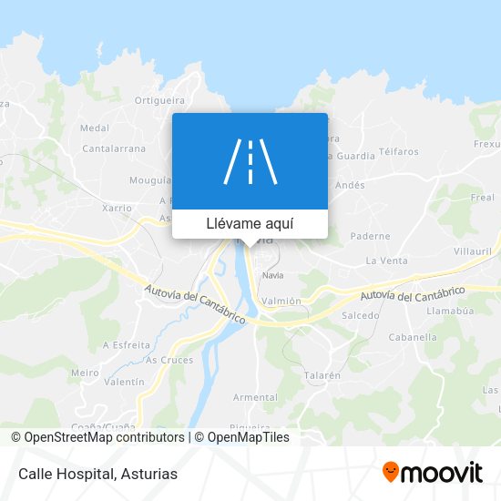 Mapa Calle Hospital
