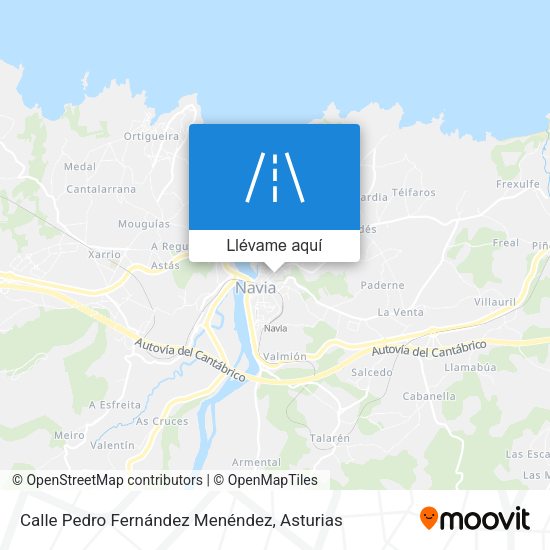 Mapa Calle Pedro Fernández Menéndez