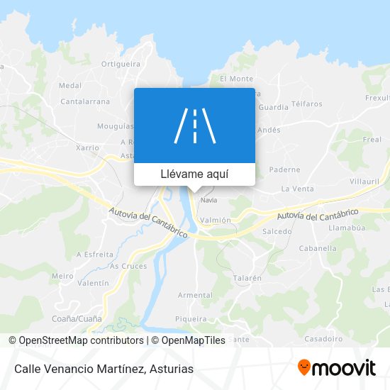 Mapa Calle Venancio Martínez