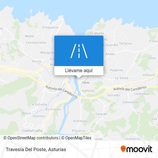 Mapa Travesía Del Poste