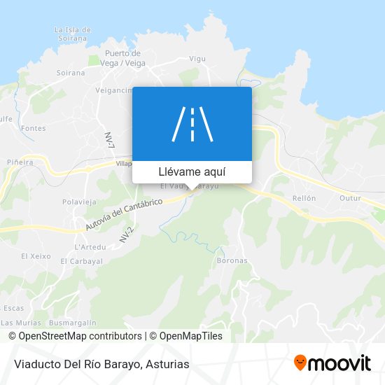 Mapa Viaducto Del Río Barayo