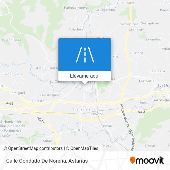 Mapa Calle Condado De Noreña