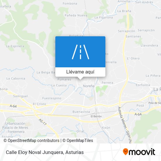 Mapa Calle Eloy Noval Junquera