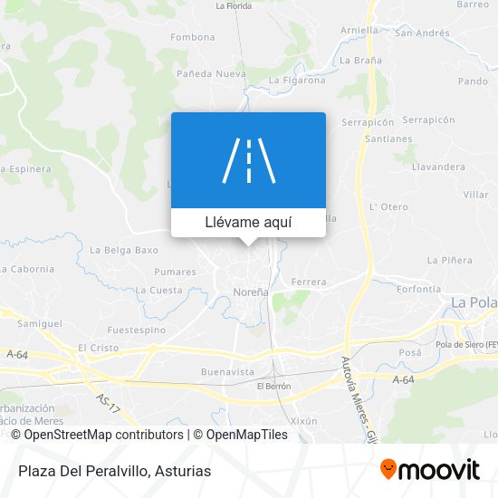 Mapa Plaza Del Peralvillo