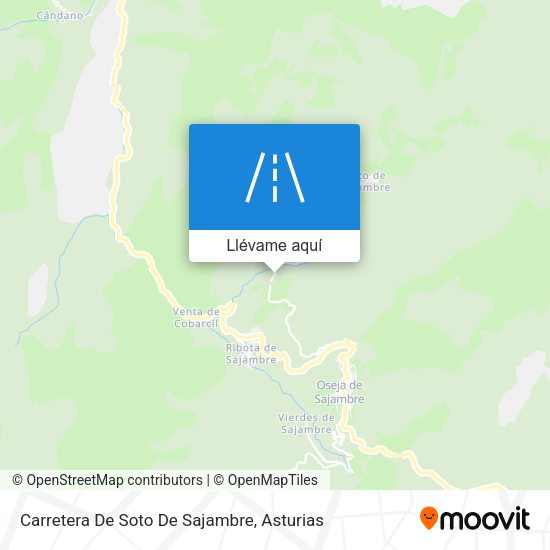 Mapa Carretera De Soto De Sajambre