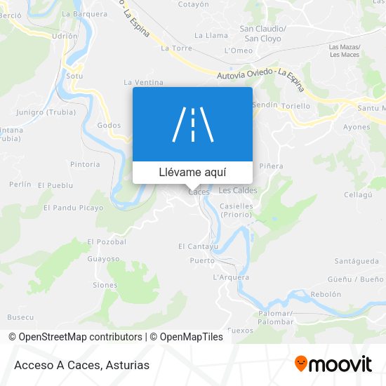 Mapa Acceso A Caces