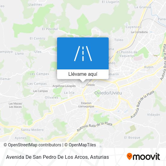 Mapa Avenida De San Pedro De Los Arcos