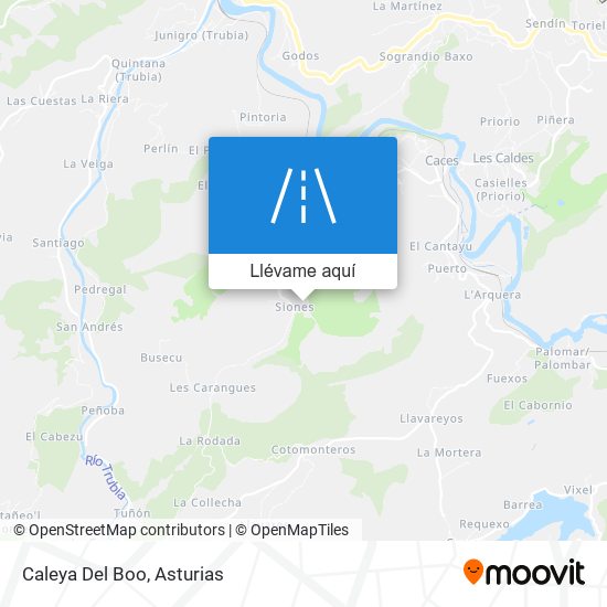 Mapa Caleya Del Boo