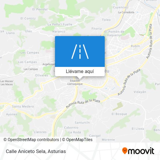 Mapa Calle Aniceto Sela