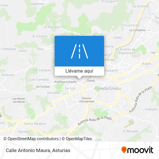 Mapa Calle Antonio Maura