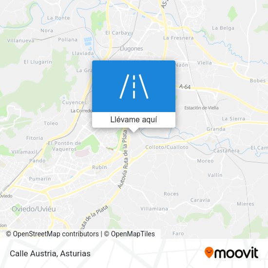 Mapa Calle Austria