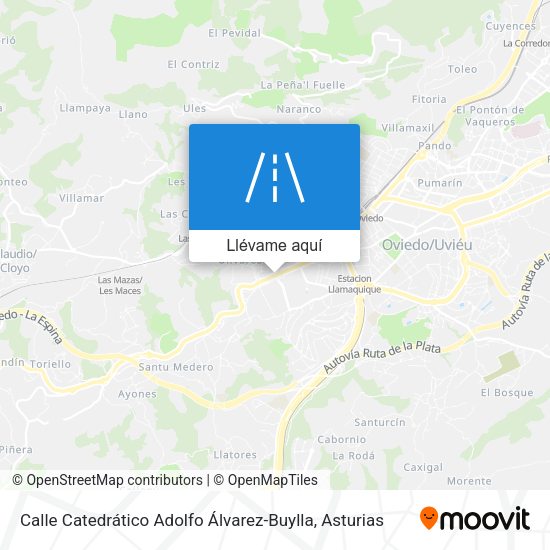Mapa Calle Catedrático Adolfo Álvarez-Buylla