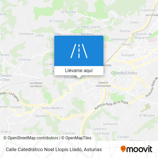 Mapa Calle Catedrático Noel Llopis Lladó