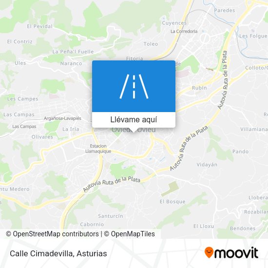 Mapa Calle Cimadevilla
