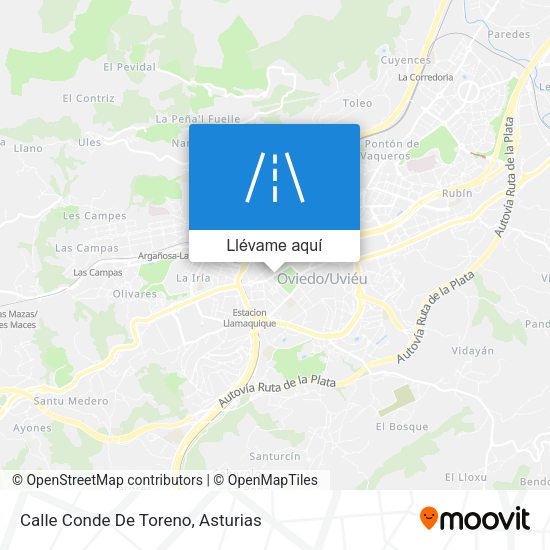 Mapa Calle Conde De Toreno