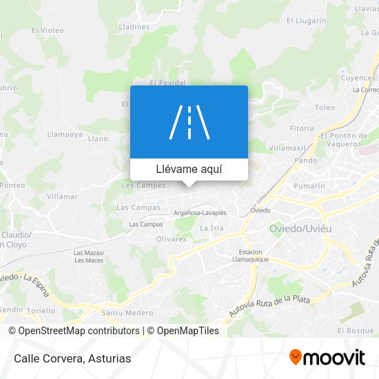 Mapa Calle Corvera