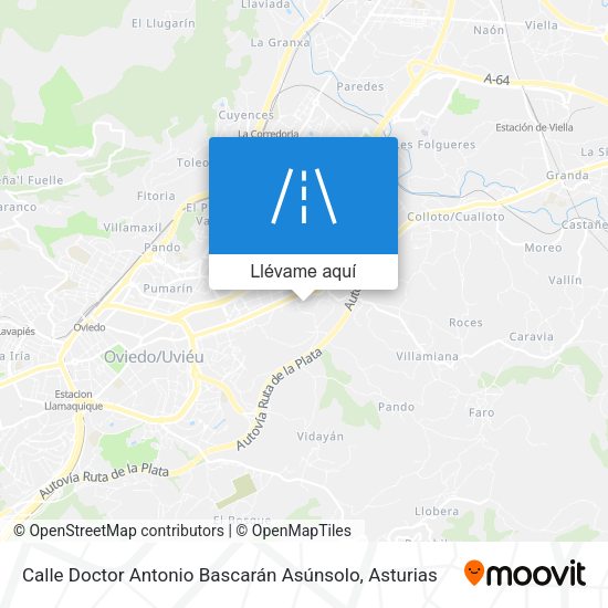 Mapa Calle Doctor Antonio Bascarán Asúnsolo