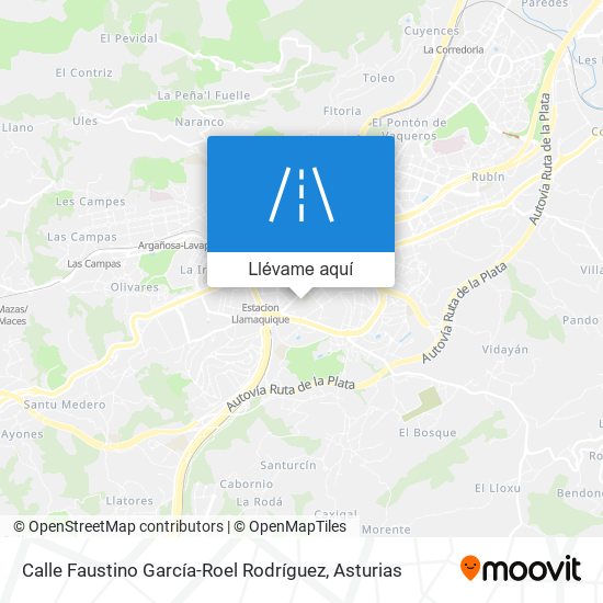 Mapa Calle Faustino García-Roel Rodríguez