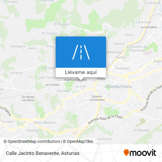 Mapa Calle Jacinto Benavente