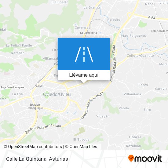 Mapa Calle La Quintana