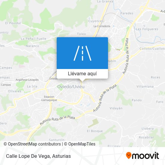 Mapa Calle Lope De Vega