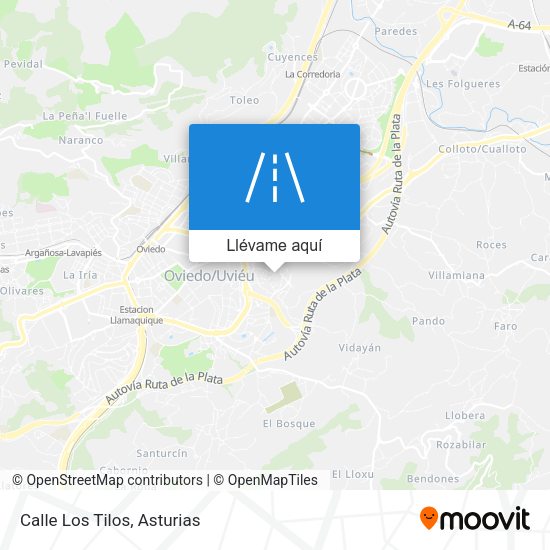 Mapa Calle Los Tilos