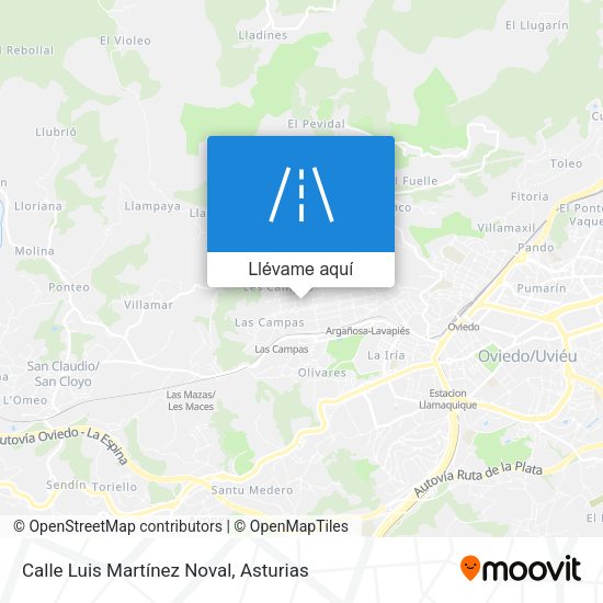 Mapa Calle Luis Martínez Noval