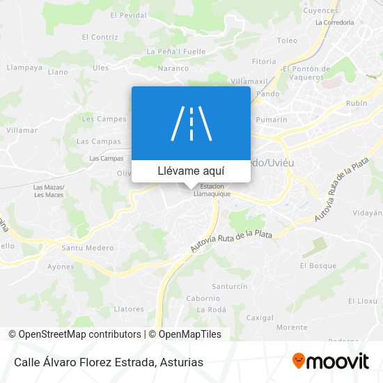 Mapa Calle Álvaro Florez Estrada